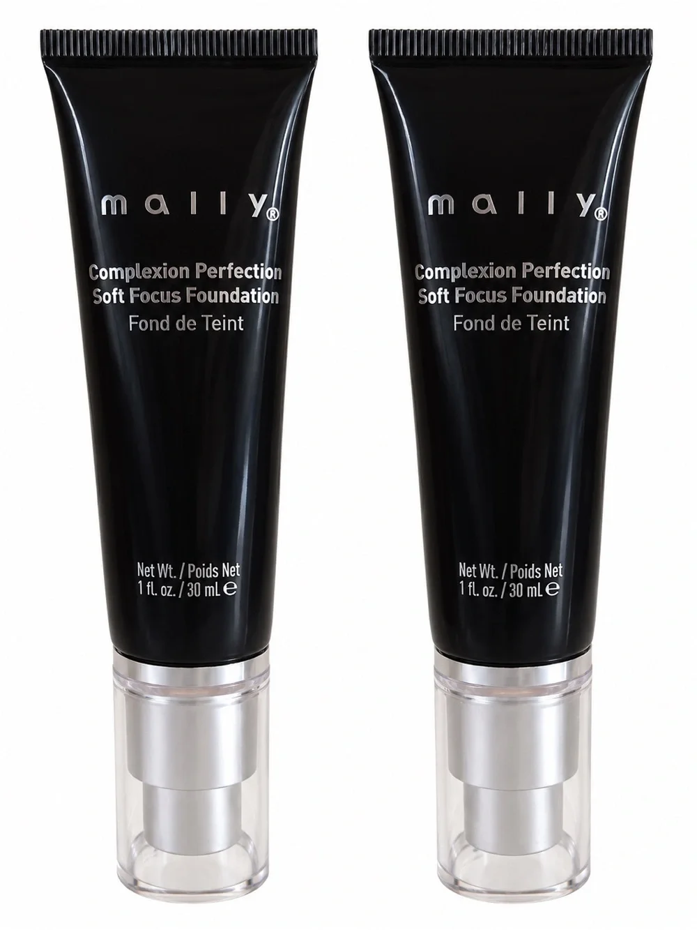 Mally Beauty Soft Focus Foundation Duo Set: LIGHT - 2 Pack Full Size NWOB